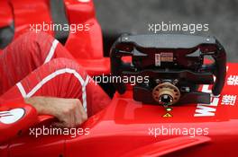 Sebastian Vettel (GER) Ferrari SF70H steering wheel. 07.10.2017. Formula 1 World Championship, Rd 16, Japanese Grand Prix, Suzuka, Japan, Qualifying Day.