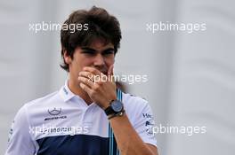 Lance Stroll (CDN) Williams. 07.10.2017. Formula 1 World Championship, Rd 16, Japanese Grand Prix, Suzuka, Japan, Qualifying Day.