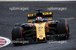 Nico Hulkenberg (GER) Renault Sport F1 Team RS17. 07.10.2017. Formula 1 World Championship, Rd 16, Japanese Grand Prix, Suzuka, Japan, Qualifying Day.