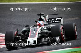 Romain Grosjean (FRA) Haas F1 Team VF-17. 07.10.2017. Formula 1 World Championship, Rd 16, Japanese Grand Prix, Suzuka, Japan, Qualifying Day.