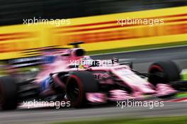 Sergio Perez (MEX) Sahara Force India F1 VJM10. 07.10.2017. Formula 1 World Championship, Rd 16, Japanese Grand Prix, Suzuka, Japan, Qualifying Day.