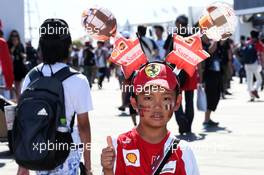 Fans and atmosphere. 08.10.2017. Formula 1 World Championship, Rd 16, Japanese Grand Prix, Suzuka, Japan, Race Day.