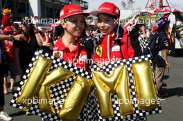 Fans and atmosphere. 08.10.2017. Formula 1 World Championship, Rd 16, Japanese Grand Prix, Suzuka, Japan, Race Day.