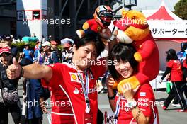 Fans and atmosphere. 08.10.2017. Formula 1 World Championship, Rd 16, Japanese Grand Prix, Suzuka, Japan, Race Day.