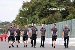 Romain Grosjean (FRA) Haas F1 Team  05.10.2017. Formula 1 World Championship, Rd 16, Japanese Grand Prix, Suzuka, Japan, Preparation Day.