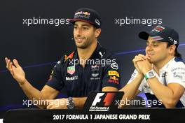 Daniel Ricciardo (AUS) Red Bull Racing  05.10.2017. Formula 1 World Championship, Rd 16, Japanese Grand Prix, Suzuka, Japan, Preparation Day.