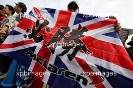 McLaren fan. 05.10.2017. Formula 1 World Championship, Rd 16, Japanese Grand Prix, Suzuka, Japan, Preparation Day.