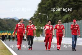Sebastian Vettel (GER) Scuderia Ferrari  05.10.2017. Formula 1 World Championship, Rd 16, Japanese Grand Prix, Suzuka, Japan, Preparation Day.
