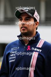 Sergio Perez (MEX) Sahara Force India F1. 05.10.2017. Formula 1 World Championship, Rd 16, Japanese Grand Prix, Suzuka, Japan, Preparation Day.