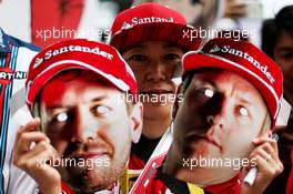 Ferrari fan. 05.10.2017. Formula 1 World Championship, Rd 16, Japanese Grand Prix, Suzuka, Japan, Preparation Day.