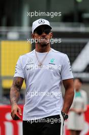 Lewis Hamilton (GBR) Mercedes AMG F1. 05.10.2017. Formula 1 World Championship, Rd 16, Japanese Grand Prix, Suzuka, Japan, Preparation Day.