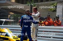 (L to R): Alain Prost (FRA) Renault Sport F1 Team Special Advisor with Jean-Pierre Jabouille (FRA). 26.05.2017. Formula 1 World Championship, Rd 6, Monaco Grand Prix, Monte Carlo, Monaco, Friday.