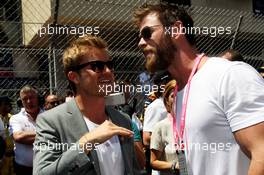 Nico Rosberg (GER) on the grid. 28.05.2017. Formula 1 World Championship, Rd 6, Monaco Grand Prix, Monte Carlo, Monaco, Race Day.