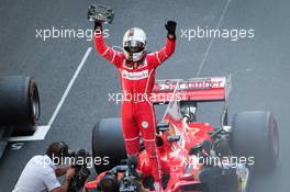 Sebastian Vettel (GER) Ferrari SF70H. 28.05.2017. Formula 1 World Championship, Rd 6, Monaco Grand Prix, Monte Carlo, Monaco, Race Day.