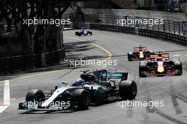 Valtteri Bottas (FIN) Mercedes AMG F1 W08. 28.05.2017. Formula 1 World Championship, Rd 6, Monaco Grand Prix, Monte Carlo, Monaco, Race Day.