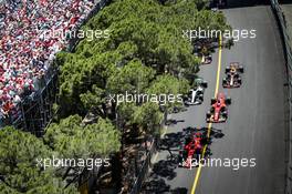 Kimi Raikkonen (FIN) Ferrari SF70H. 28.05.2017. Formula 1 World Championship, Rd 6, Monaco Grand Prix, Monte Carlo, Monaco, Race Day.