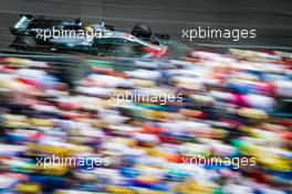 Lewis Hamilton (GBR) Mercedes AMG F1 W08. 28.05.2017. Formula 1 World Championship, Rd 6, Monaco Grand Prix, Monte Carlo, Monaco, Race Day.