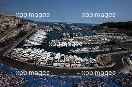 Felipe Massa (BRA) Williams FW40 and Valtteri Bottas (FIN) Mercedes AMG F1 W08. 27.05.2017. Formula 1 World Championship, Rd 6, Monaco Grand Prix, Monte Carlo, Monaco, Qualifying Day.