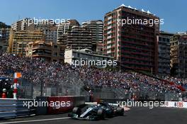 Valtteri Bottas (FIN) Mercedes AMG F1 W08. 27.05.2017. Formula 1 World Championship, Rd 6, Monaco Grand Prix, Monte Carlo, Monaco, Qualifying Day.