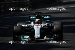 Lewis Hamilton (GBR) Mercedes AMG F1 W08. 27.05.2017. Formula 1 World Championship, Rd 6, Monaco Grand Prix, Monte Carlo, Monaco, Qualifying Day.