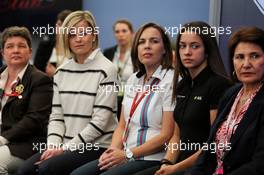 (L to R): Kate Beavan, Formula One Global Director of Hospitality, Experiences and Packages; Susie Wolff (GBR); Claire Williams (GBR) Williams Deputy Team Principal; Marta Garcia (ESP) Renault Sport Academy Driver; and Michelle Mouton (FRA) FIA Women In Motorsport Ambassador. 27.05.2017. Formula 1 World Championship, Rd 6, Monaco Grand Prix, Monte Carlo, Monaco, Qualifying Day.
