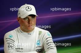 Valtteri Bottas (FIN) Mercedes AMG F1 in the FIA Press Conference. 27.05.2017. Formula 1 World Championship, Rd 6, Monaco Grand Prix, Monte Carlo, Monaco, Qualifying Day.