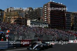 Lewis Hamilton (GBR) Mercedes AMG F1 W08. 27.05.2017. Formula 1 World Championship, Rd 6, Monaco Grand Prix, Monte Carlo, Monaco, Qualifying Day.