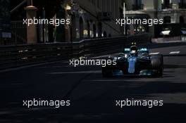 Valtteri Bottas (FIN) Mercedes AMG F1 W08. 27.05.2017. Formula 1 World Championship, Rd 6, Monaco Grand Prix, Monte Carlo, Monaco, Qualifying Day.