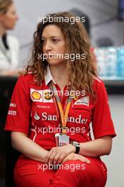 Lucia Pennesi (ITA) Ferrari Commercial and Marketing Director. 27.05.2017. Formula 1 World Championship, Rd 6, Monaco Grand Prix, Monte Carlo, Monaco, Qualifying Day.