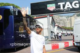 Lewis Hamilton (GBR) Mercedes AMG F1. 28.05.2017. Formula 1 World Championship, Rd 6, Monaco Grand Prix, Monte Carlo, Monaco, Race Day.