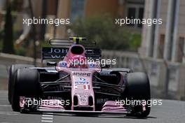 Esteban Ocon (FRA) Force India F1  25.05.2017. Formula 1 World Championship, Rd 6, Monaco Grand Prix, Monte Carlo, Monaco, Practice Day.