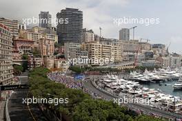 Sergio Perez (MEX) Sahara Force India F1   25.05.2017. Formula 1 World Championship, Rd 6, Monaco Grand Prix, Monte Carlo, Monaco, Practice Day.
