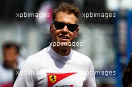 Sebastian Vettel (GER) Ferrari. 25.05.2017. Formula 1 World Championship, Rd 6, Monaco Grand Prix, Monte Carlo, Monaco, Practice Day.