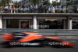 Stoffel Vandoorne (BEL) McLaren MCL32. 25.05.2017. Formula 1 World Championship, Rd 6, Monaco Grand Prix, Monte Carlo, Monaco, Practice Day.
