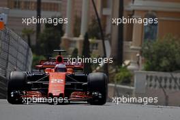 Jenson Button (GBR) McLaren F1  25.05.2017. Formula 1 World Championship, Rd 6, Monaco Grand Prix, Monte Carlo, Monaco, Practice Day.