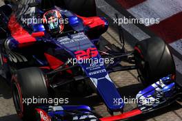 Daniil Kvyat (RUS) Scuderia Toro Rosso STR12. 25.05.2017. Formula 1 World Championship, Rd 6, Monaco Grand Prix, Monte Carlo, Monaco, Practice Day.