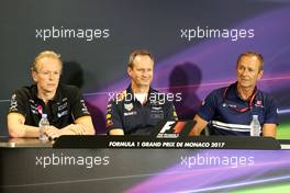 Press conference. 25.05.2017. Formula 1 World Championship, Rd 6, Monaco Grand Prix, Monte Carlo, Monaco, Practice Day.