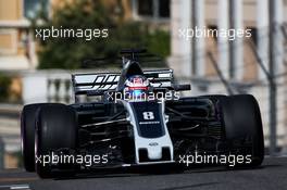 Romain Grosjean (FRA) Haas F1 Team VF-17. 25.05.2017. Formula 1 World Championship, Rd 6, Monaco Grand Prix, Monte Carlo, Monaco, Practice Day.