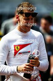 Sebastian Vettel (GER) Ferrari. 25.05.2017. Formula 1 World Championship, Rd 6, Monaco Grand Prix, Monte Carlo, Monaco, Practice Day.