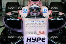 Sergio Perez (MEX) Sahara Force India F1 VJM10. 24.05.2017. Formula 1 World Championship, Rd 6, Monaco Grand Prix, Monte Carlo, Monaco, Preparation Day.