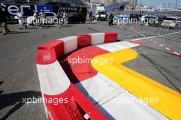 Chicane kerb detail. 24.05.2017. Formula 1 World Championship, Rd 6, Monaco Grand Prix, Monte Carlo, Monaco, Preparation Day.