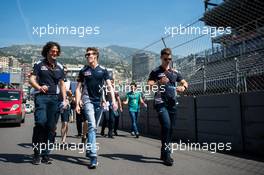Daniil Kvyat (RUS) Scuderia Toro Rosso Walks the circuit. 24.05.2017. Formula 1 World Championship, Rd 6, Monaco Grand Prix, Monte Carlo, Monaco, Preparation Day.