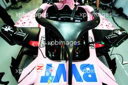 Sahara Force India F1 VJM10 with Halo cockpit cover. 27.10.2017. Formula 1 World Championship, Rd 18, Mexican Grand Prix, Mexico City, Mexico, Practice Day.