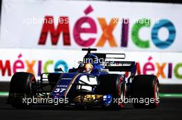 Charles Leclerc (MON) Sauber C36 Test Driver. 27.10.2017. Formula 1 World Championship, Rd 18, Mexican Grand Prix, Mexico City, Mexico, Practice Day.