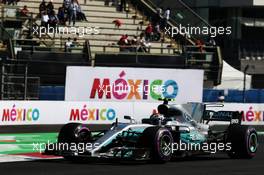 Valtteri Bottas (FIN) Mercedes AMG F1 W08. 27.10.2017. Formula 1 World Championship, Rd 18, Mexican Grand Prix, Mexico City, Mexico, Practice Day.