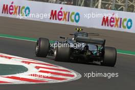 Valtteri Bottas (FIN) Mercedes AMG F1  27.10.2017. Formula 1 World Championship, Rd 18, Mexican Grand Prix, Mexico City, Mexico, Practice Day.