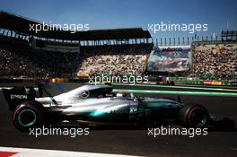 Valtteri Bottas (FIN) Mercedes AMG F1 W08. 27.10.2017. Formula 1 World Championship, Rd 18, Mexican Grand Prix, Mexico City, Mexico, Practice Day.