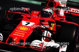 Kimi Raikkonen (FIN) Ferrari SF70H. 27.10.2017. Formula 1 World Championship, Rd 18, Mexican Grand Prix, Mexico City, Mexico, Practice Day.