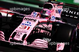 Esteban Ocon (FRA) Sahara Force India F1 VJM10. 27.10.2017. Formula 1 World Championship, Rd 18, Mexican Grand Prix, Mexico City, Mexico, Practice Day.