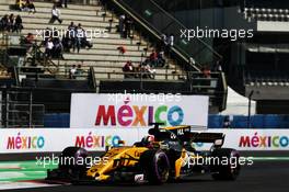 Nico Hulkenberg (GER) Renault Sport F1 Team RS17/ 27.10.2017. Formula 1 World Championship, Rd 18, Mexican Grand Prix, Mexico City, Mexico, Practice Day.